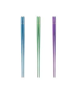 Hot Anodized Titanium Chopsticks Utensils