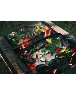 Store Cast Iron Sandwich Skillet Cast Iron