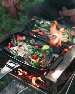 Store Cast Iron Sandwich Skillet Cast Iron