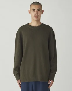Flash Sale Co/Ny/Pe Knit Crew Neck Tops