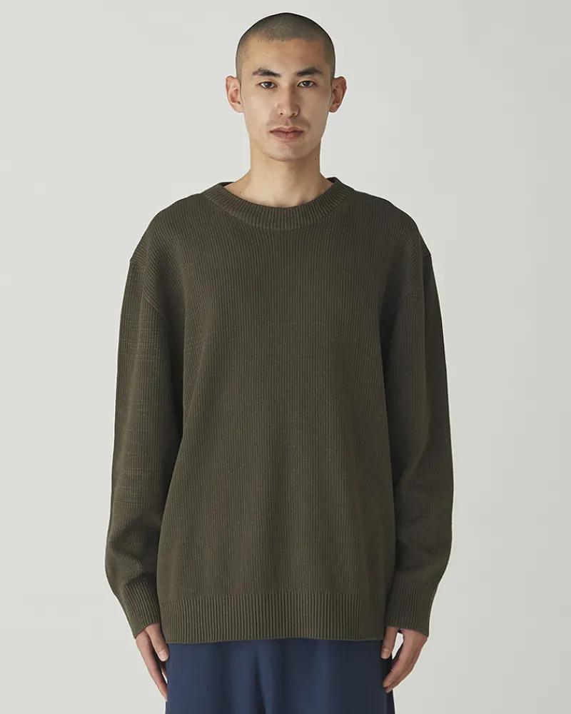 Flash Sale Co/Ny/Pe Knit Crew Neck Tops