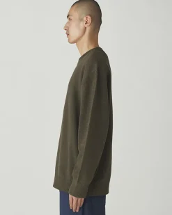 Flash Sale Co/Ny/Pe Knit Crew Neck Tops