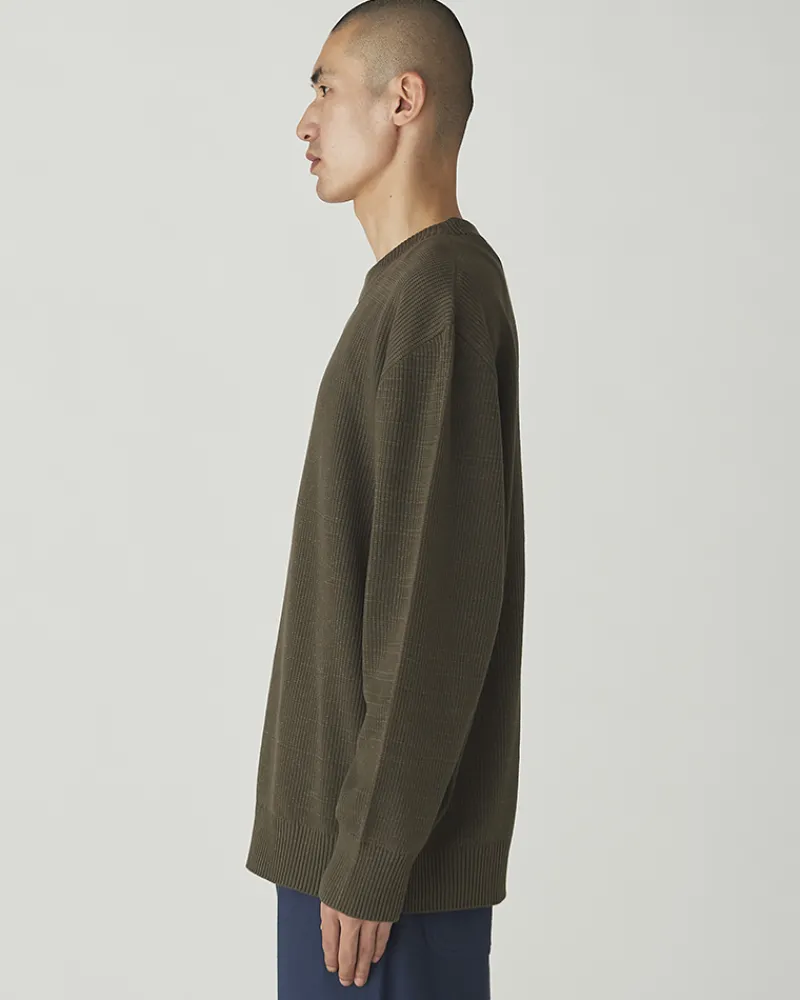 Flash Sale Co/Ny/Pe Knit Crew Neck Tops