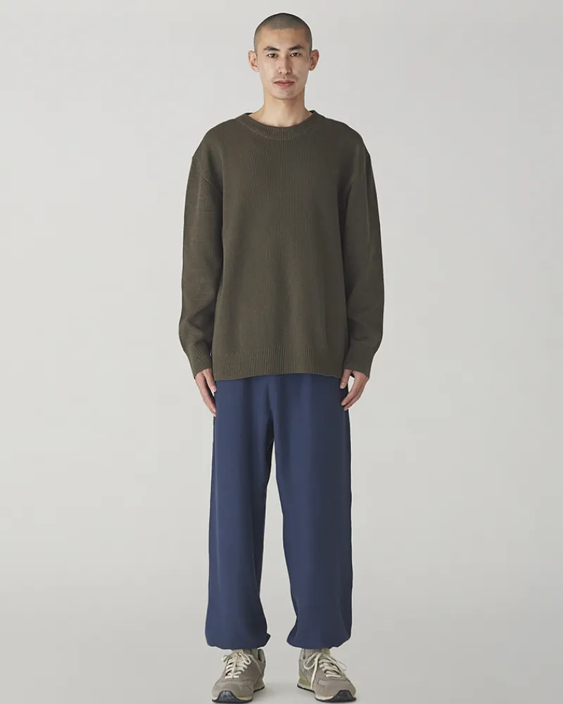 Flash Sale Co/Ny/Pe Knit Crew Neck Tops