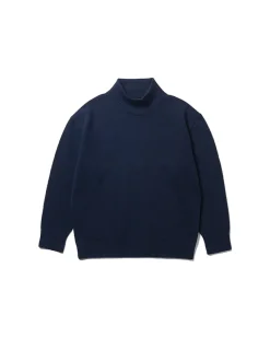 Flash Sale Co/Ny/Pe Knit High Neck Tops