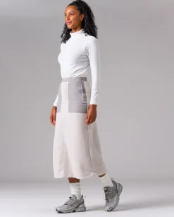 Discount Double Face Fleece Skirt Bottoms