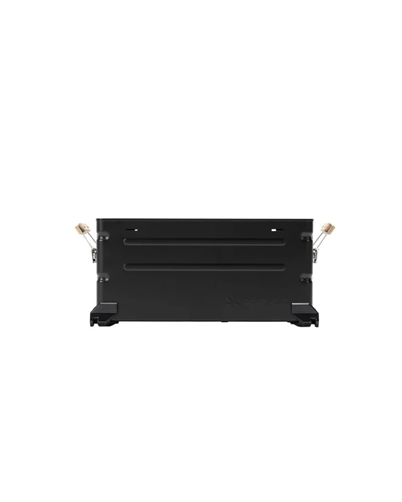 Cheap Festival: Stacking Shelf Container 50 in Black Takibi For Gathering|Storage Stands