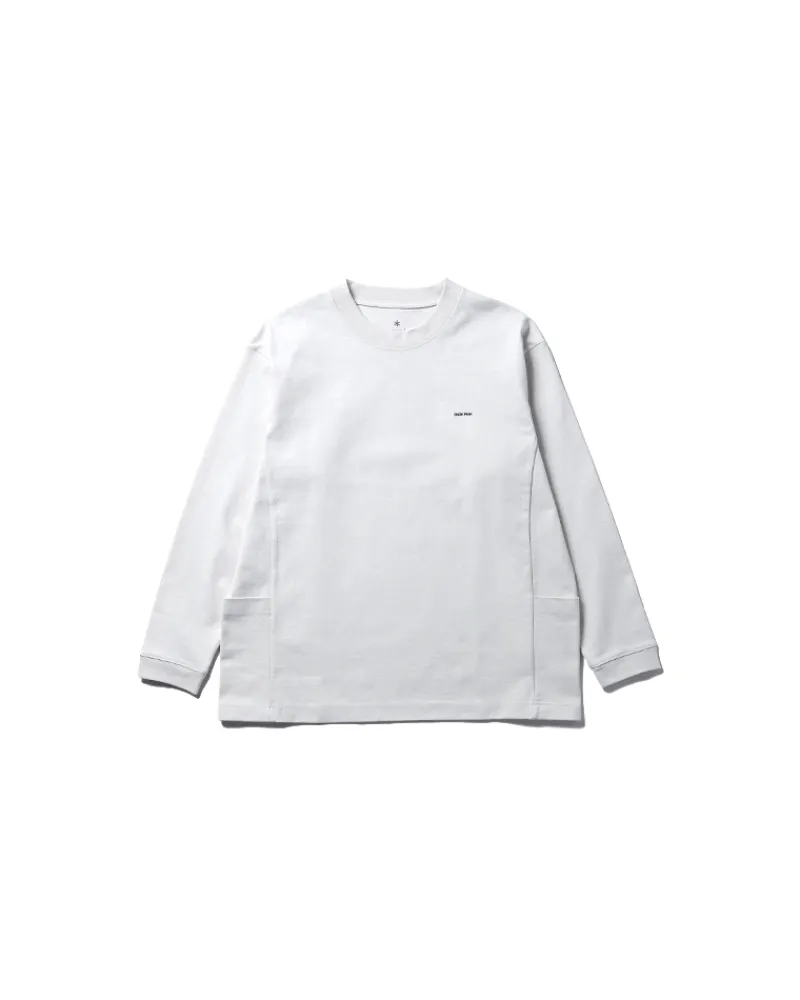 Outlet Heavy Cotton Border Long Sleeve T-Shirt Tops