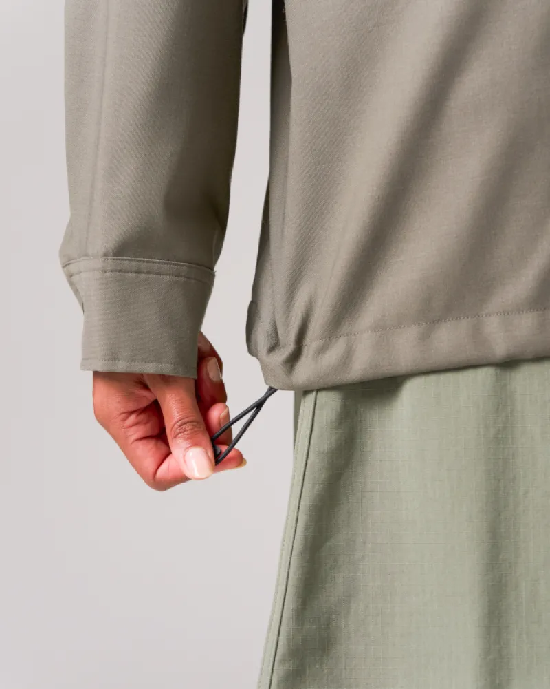 New Hybrid Wool Shirt Tops