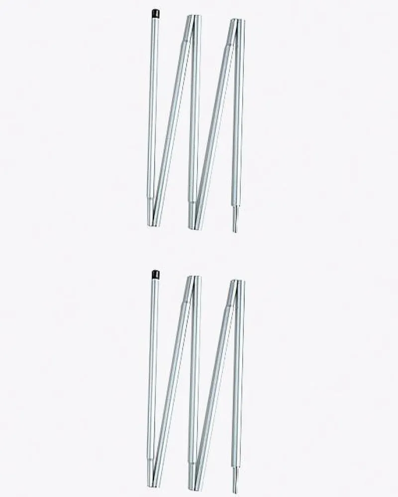 Fashion Light Tarp Pole 125cm 2pcs Tent Accessories|Poles & Accessories