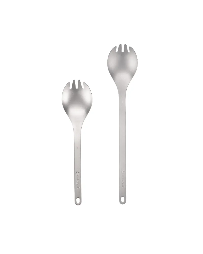 Store Long Titanium Spork Utensils