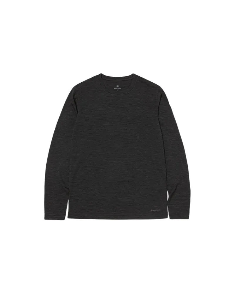 Online Merino Wool Long Sleeve T-Shirt Tops