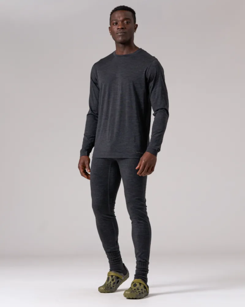 Online Merino Wool Long Sleeve T-Shirt Tops