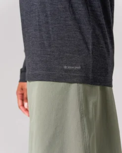 Clearance Merino Wool Turtleneck Long Sleeve T-Shirt Tops