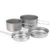 Hot Multi Compact Cookset Titanium Sets & Kits|Sets