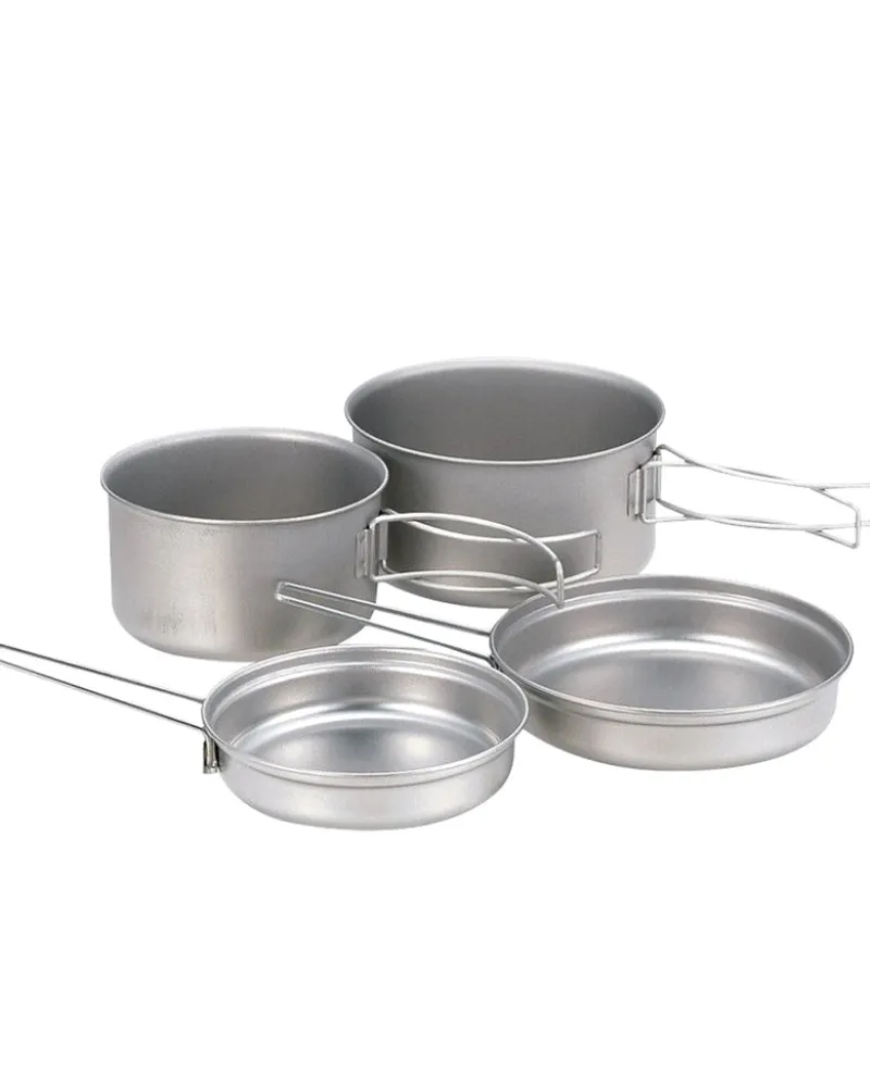 Hot Multi Compact Cookset Titanium Sets & Kits|Sets