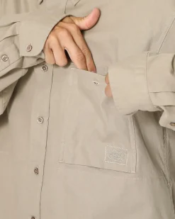 Discount Organic Cotton Poplin Button-Down Shirt Tops