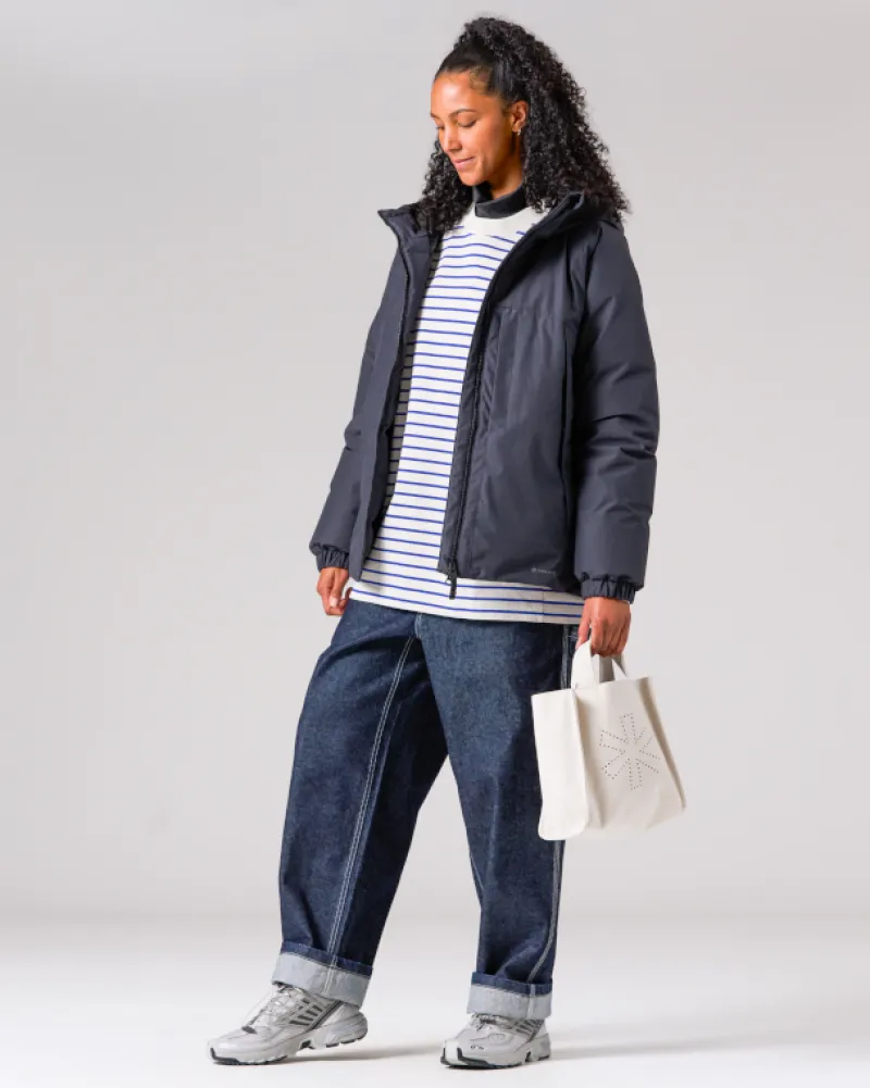 Discount Recycled Cotton Denim Wide Pants Bottoms
