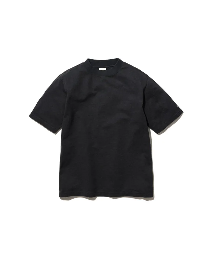 Flash Sale Recycled Cotton Heavy Mockneck T-Shirt Tops