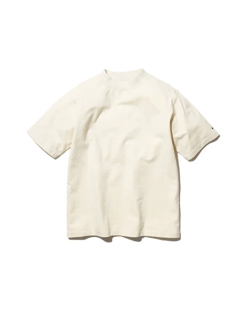 Flash Sale Recycled Cotton Heavy Mockneck T-Shirt Tops