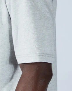 Flash Sale Recycled Cotton Heavy Mockneck T-Shirt Tops