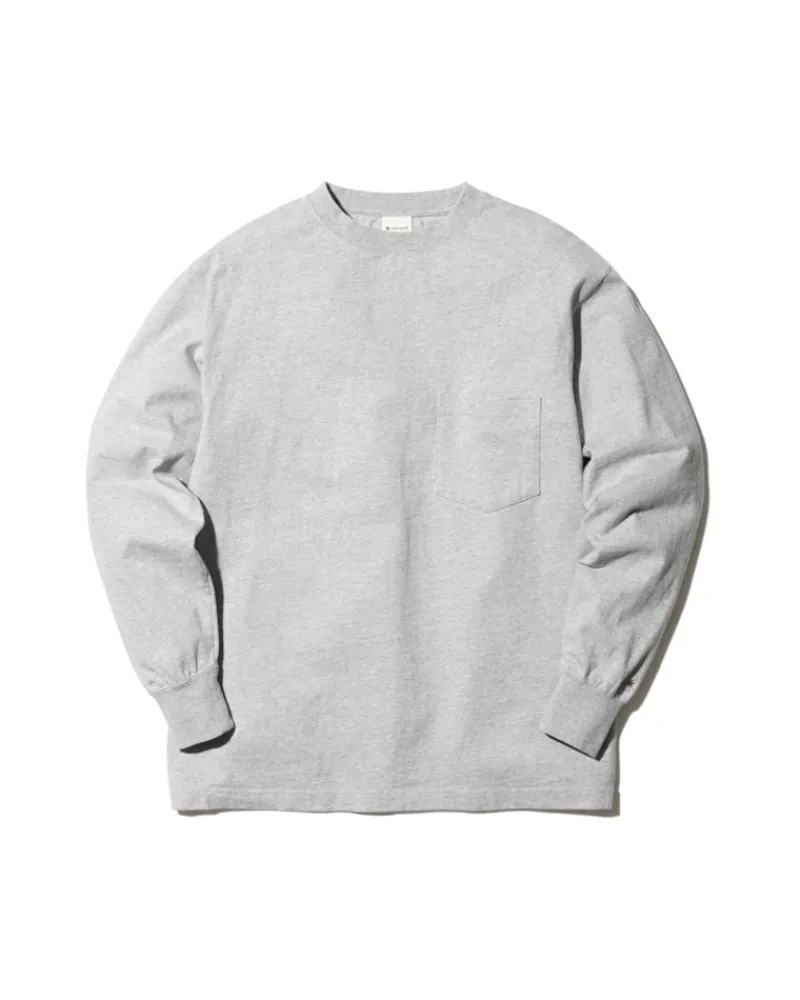 Outlet Recycled Cotton Long Sleeve T-Shirt Tops