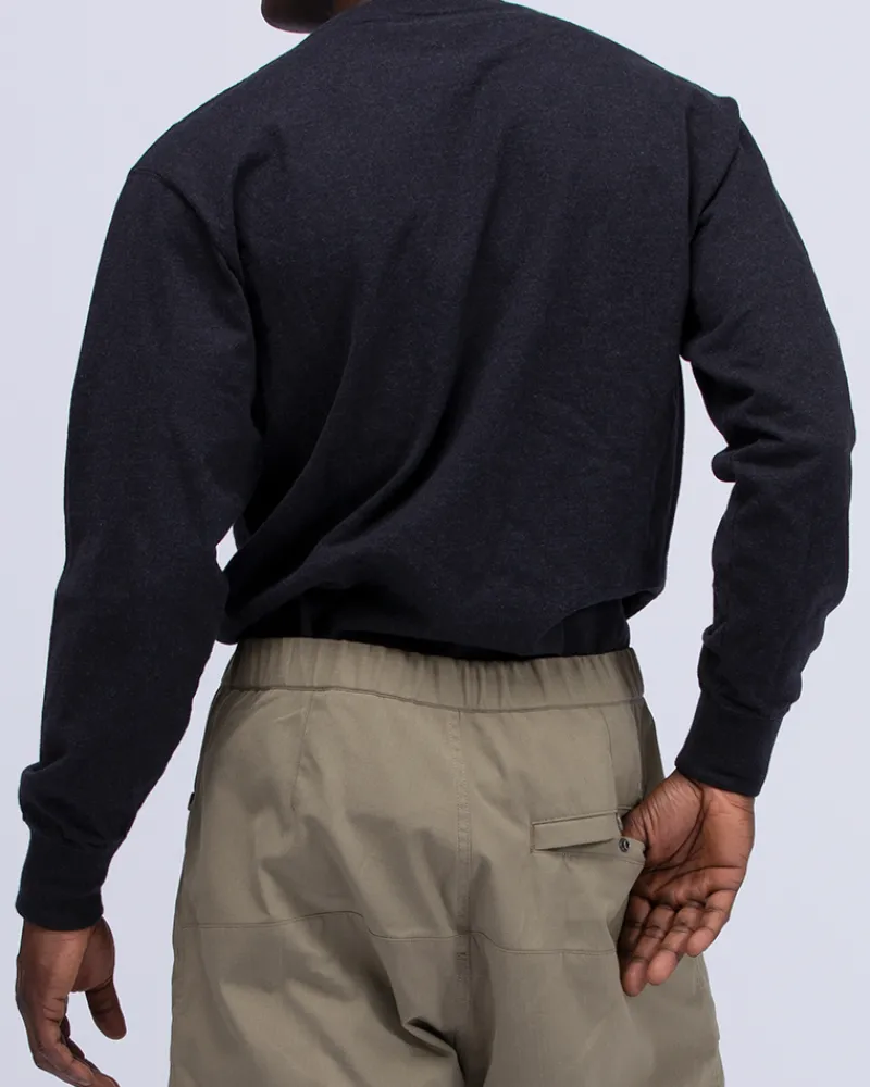 Outlet Recycled Cotton Long Sleeve T-Shirt Tops