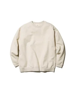 Hot Recycled Cotton Sweat Crewneck Tops