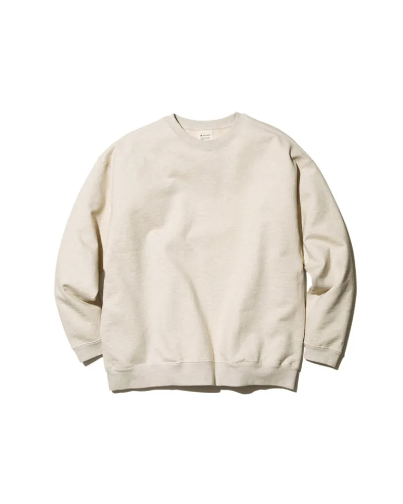 Hot Recycled Cotton Sweat Crewneck Tops