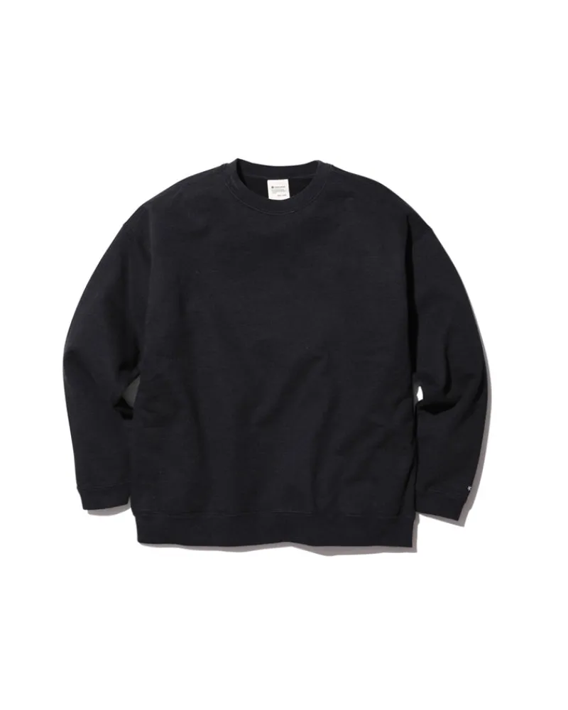 Hot Recycled Cotton Sweat Crewneck Tops