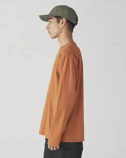Online Soft Cotton Logo Long Sleeve T-Shirt Tops