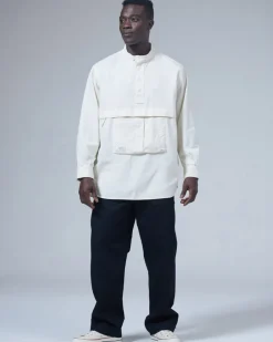 Clearance Takibi Light Denim Utility Pullover Tops