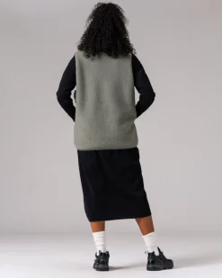 Cheap Thermal Boa Fleece Vest Tops