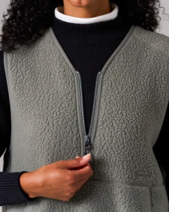 Cheap Thermal Boa Fleece Vest Tops