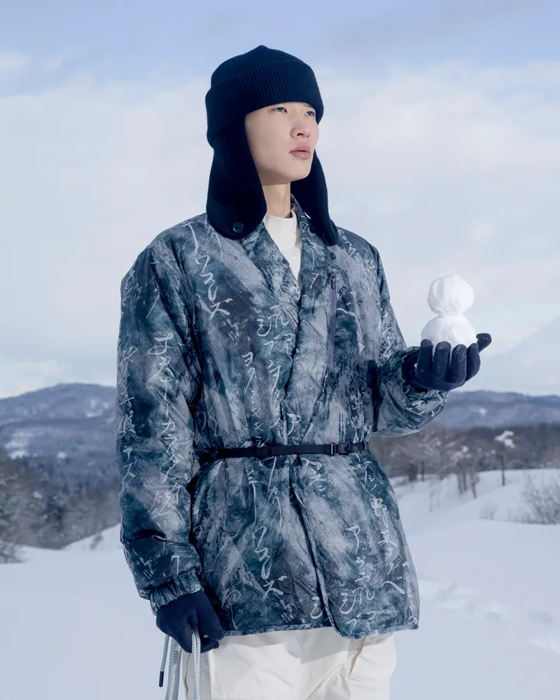 New Winter Down Haori Jacket Outerwear